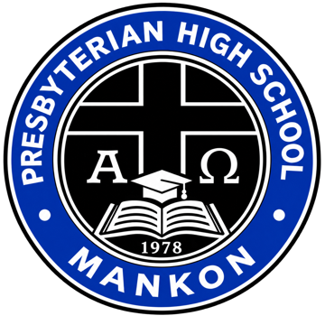 Presbyterian High School Mankon crest, founded 1978